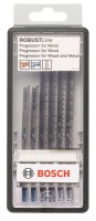 Bosch 6-piece Robust Line jigsaw blade set Progressor T-shank T 123 X; T 234 X; T 345 XF 2607010531 £17.99